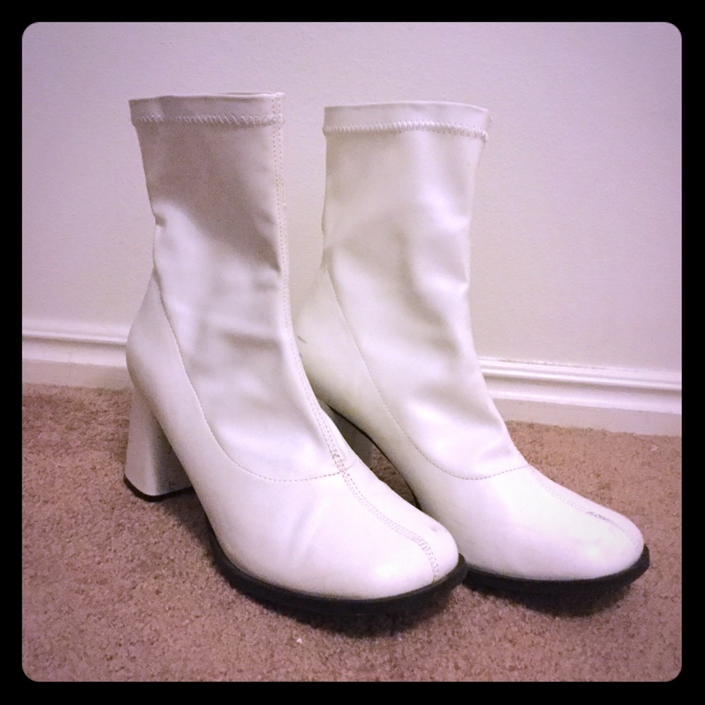 White Go-go Boots